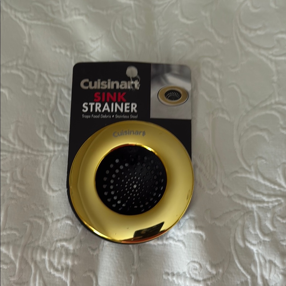 Cuisinart Gold Sink Strainer